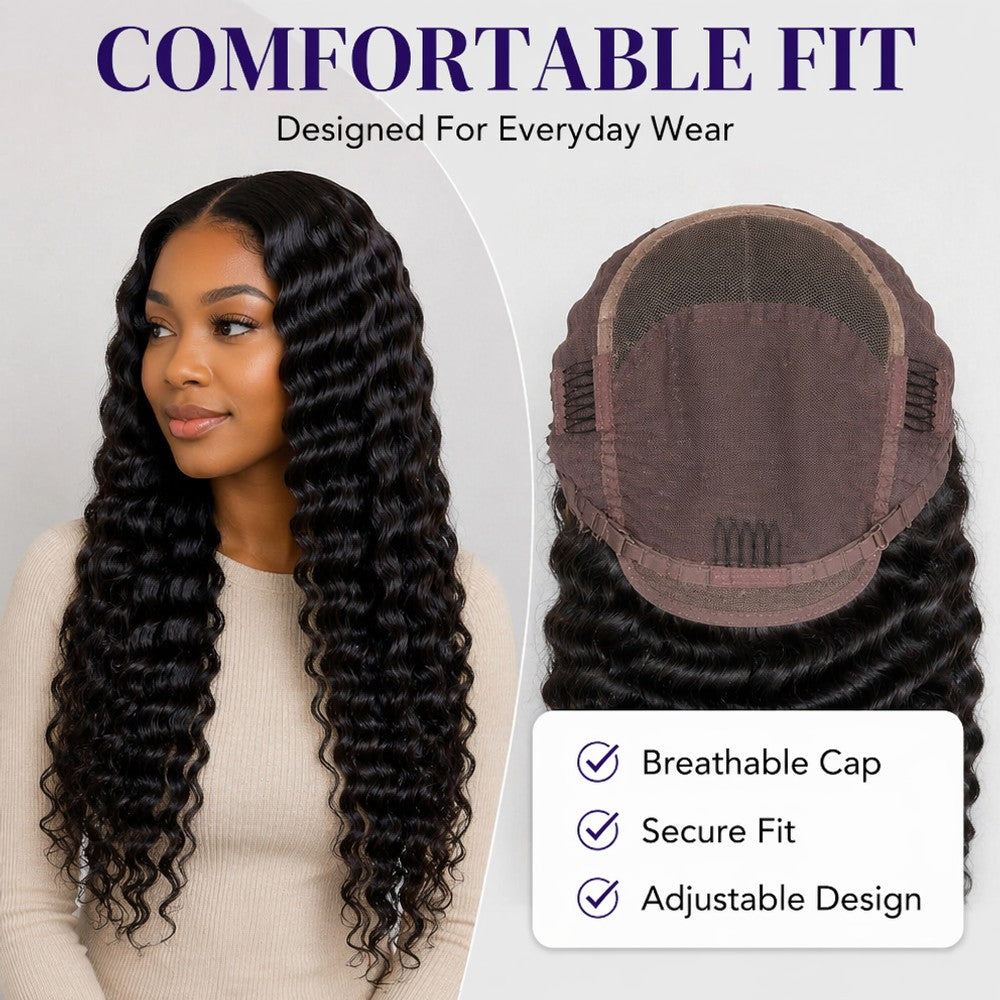 Natural Deep Wave Texture