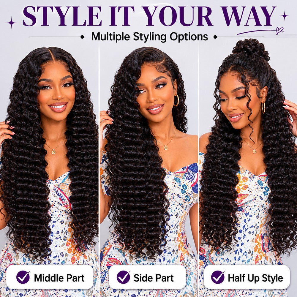 Natural Deep Wave Texture